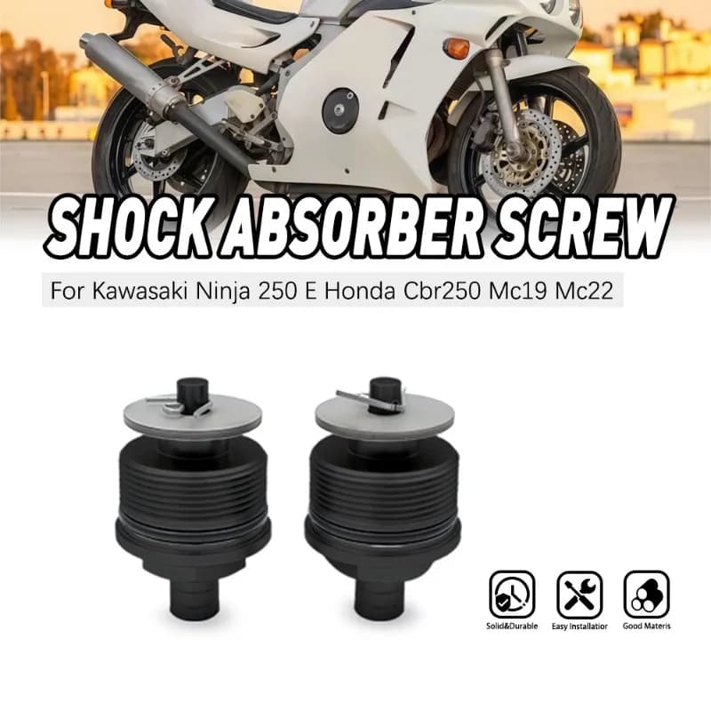 Copertura della vite dell'ammortizzatore anteriore per Kawasaki Ninja 250 per Honda CBR250 MC19 MC22 Accessori moto