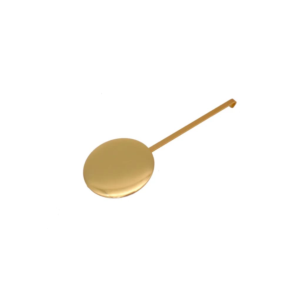 High Gloss Gold Metal Pendulum For Quartz Swinging Movement Clock Accessory Decorative Part Replacement For DIY Home Repair