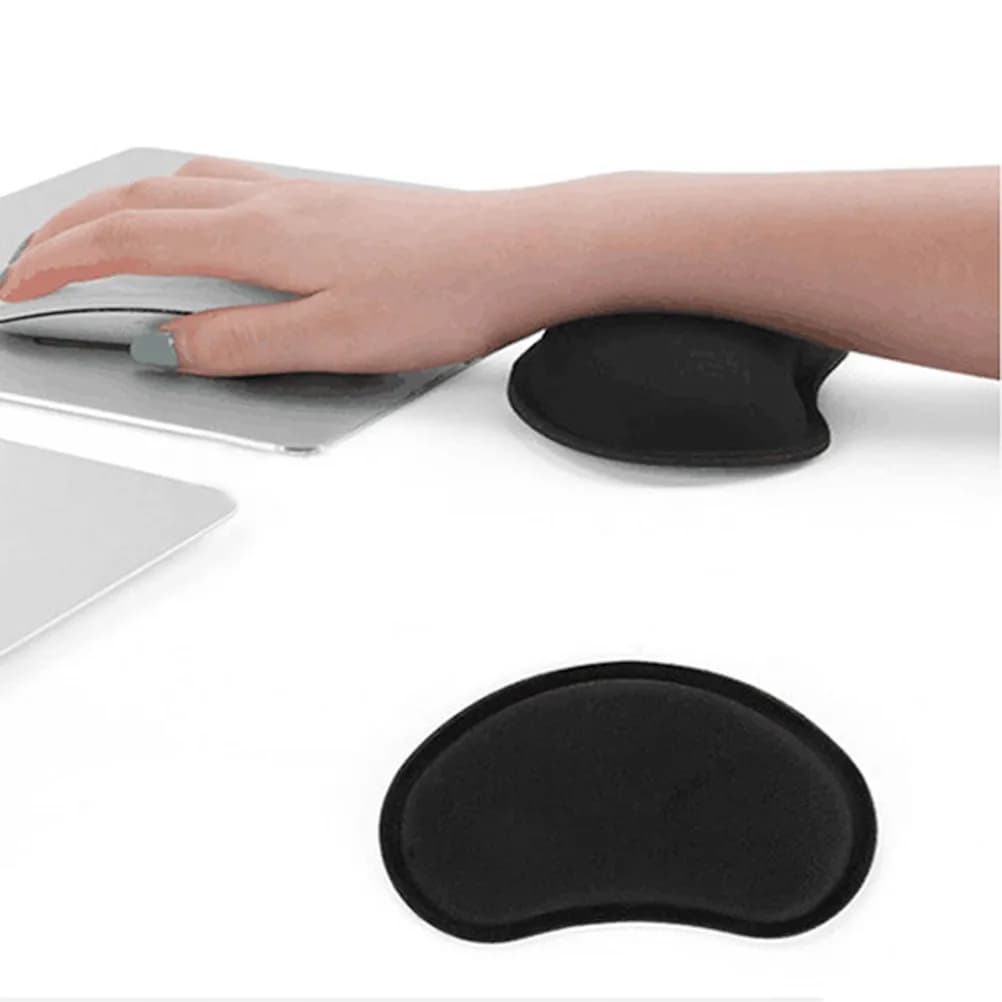 Set di Supporto per Polso per Tastiera, Morbido e Ergonomico, Comodo Poggiapolsi, Tappetino per Mouse, Supporto per Mano per PC, Tastiera e Mouse