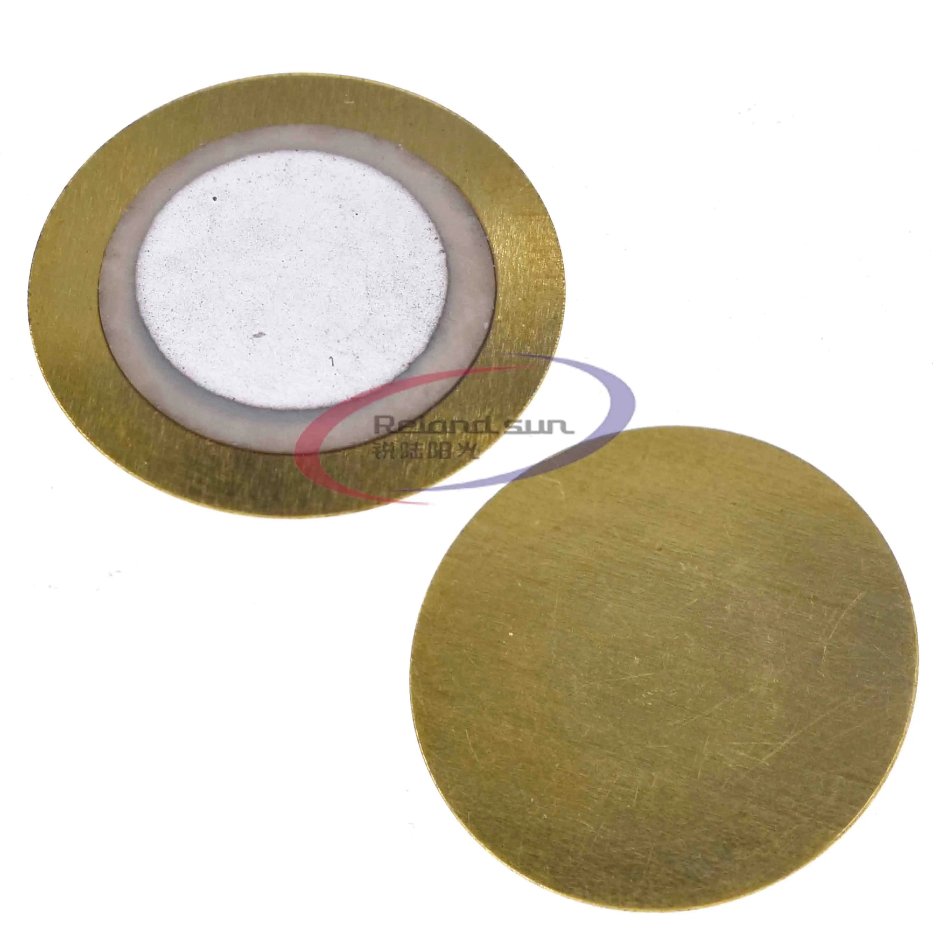 10 pz 12mm 15mm 18mm 20mm 27mm 35mm elementi piezoelettrici Sounder Sensor Pad Round Trigger Drum Disc rame 6.5KHZ