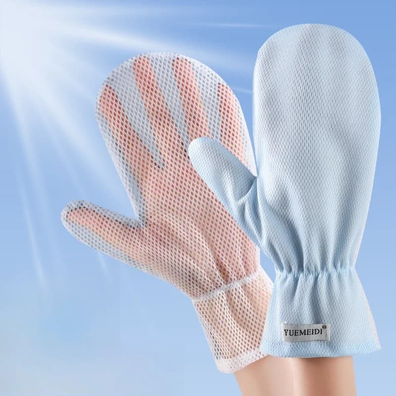 Guanti estivi per la protezione solare, ciclismo all'aperto, protezione UV, guanti corti traspiranti antiscivolo