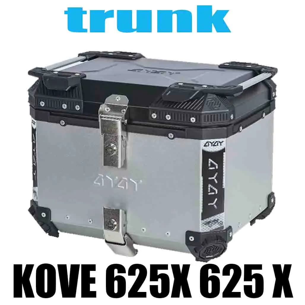 For KOVE 625X 625 X three-box motorcycle aluminum alloy three-box tail box exclusive modified accessories