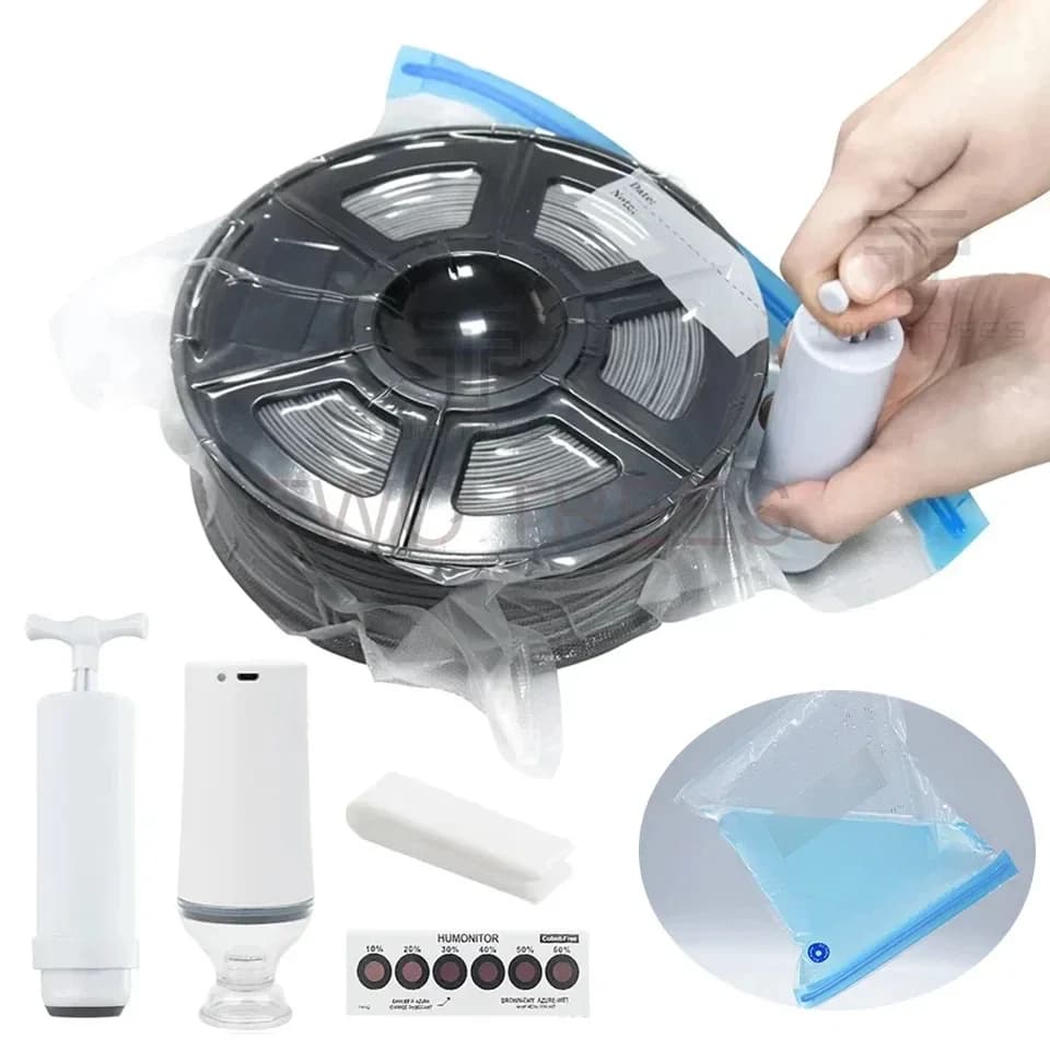 3D Print Vacuum Bag Filament Dryer PLA ABS TPU PETG Filament Storage Bag Safekeeping Humidity Resistant 3D Printing Accessories