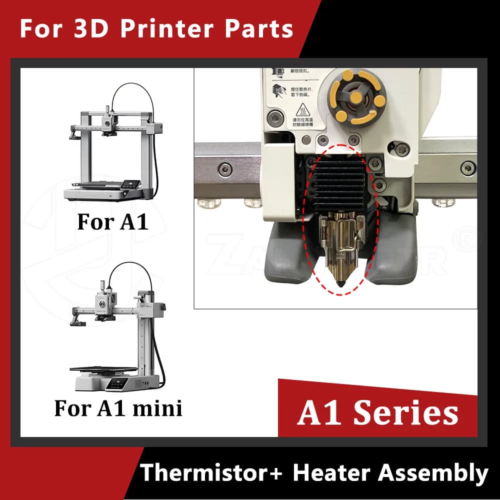 For Bambu Lab A1/A1mini Hotend Heating Component 3D Printer Accessories Hotend Heating Mounting Kit