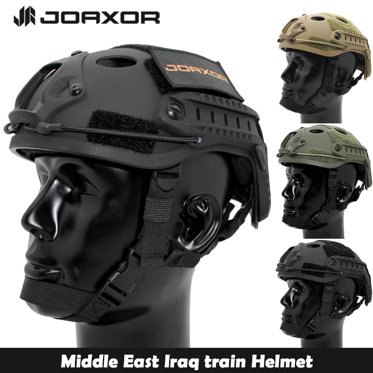 JOAXOR Iraq medio oriente Training Tactical PJ Airsoft casco ciclismo casco di sicurezza anticollisione con sponde laterali