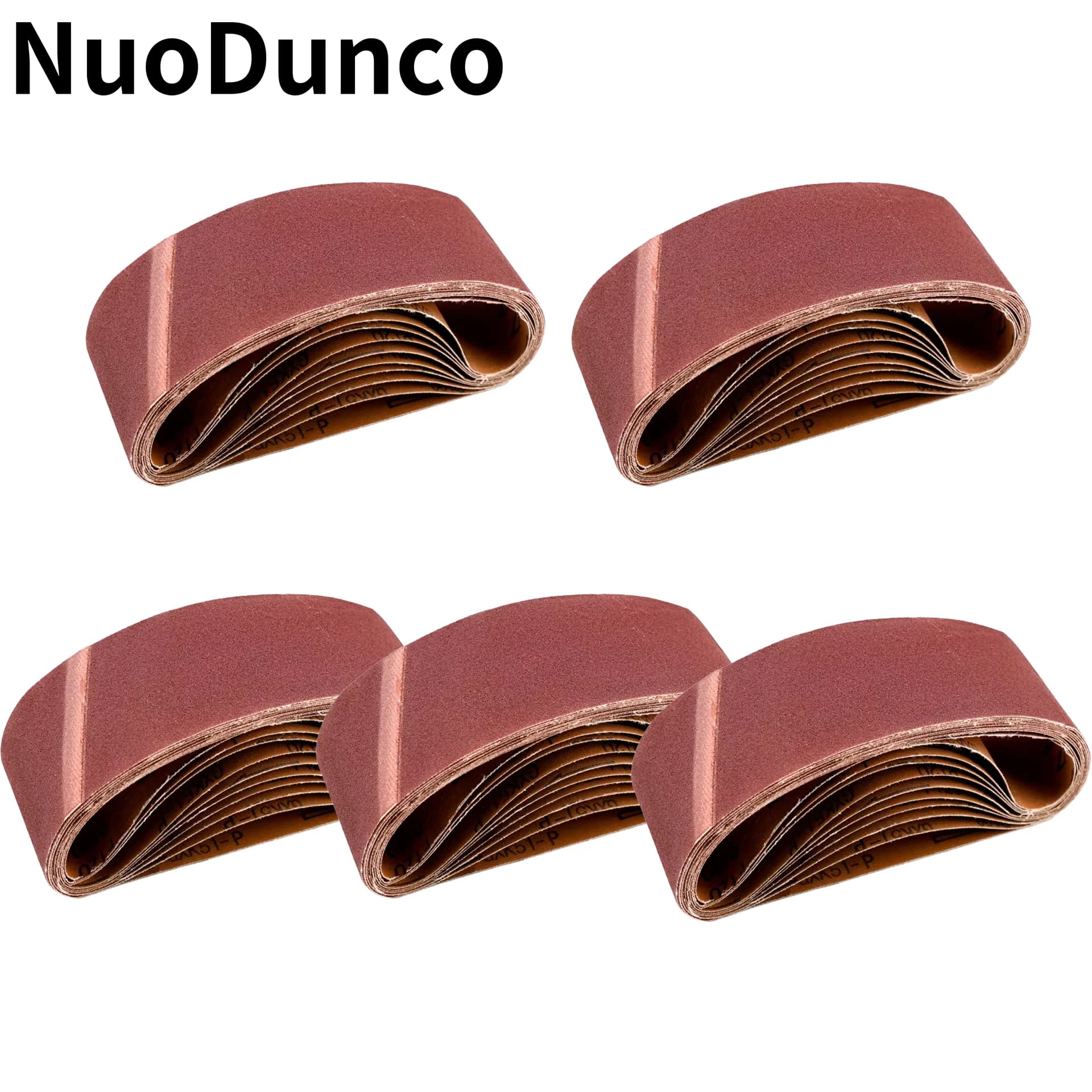 Nastri Abrasivi 75*533mm in Ossido di Alluminio per Levigatrici a Nastro, Nastri Abrasivi Multi-Grana per Lavorazione del Legno, Metallo e Vernice