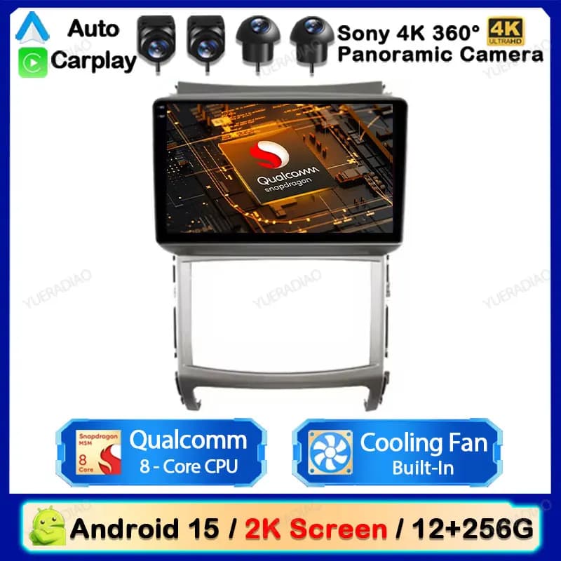 Android 15 Autoradio Per Hyundai Veracruz Ix55 2006 - 2015 DVD Telecamera di Backup Carplay e Android Auto SWC Touch Screen Autoradio
