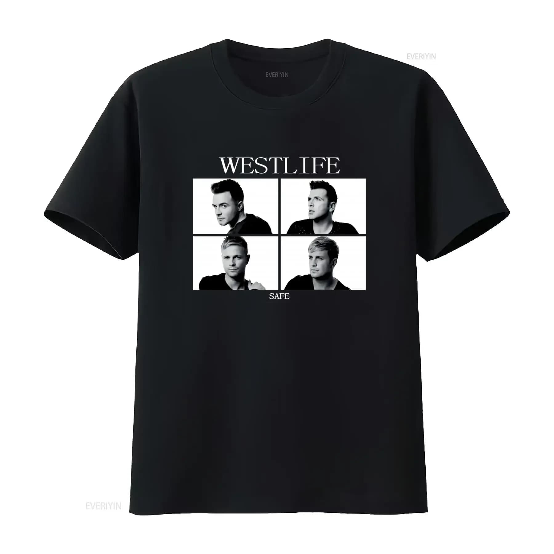 T-shirt estiva casual da donna Westlife, top da festa rock per ragazze, streetwear hip hop vintage, leggermente elasticizzato, alla moda