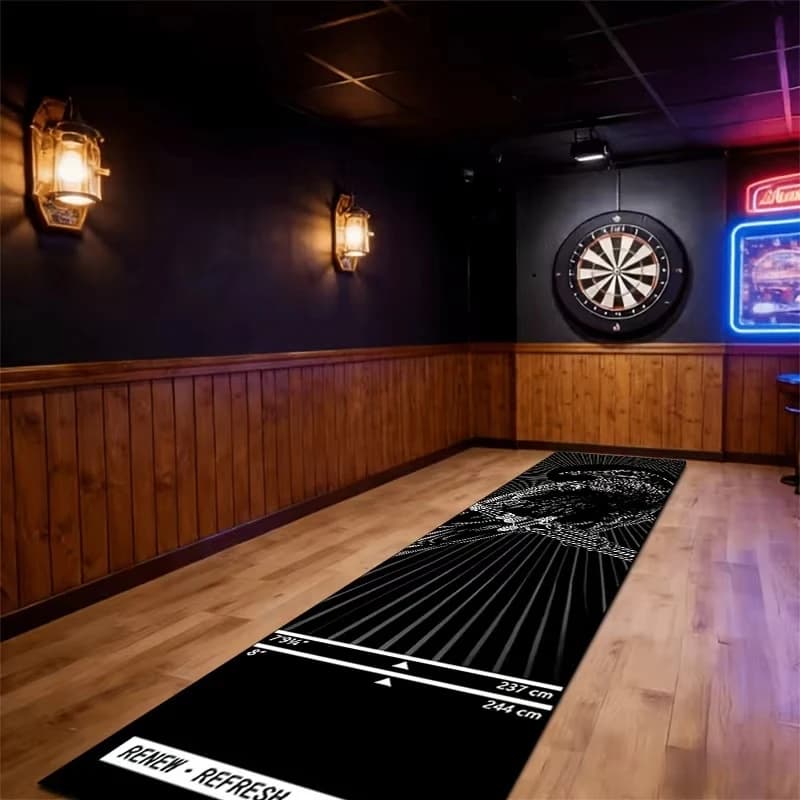 Darts Special Easy-To-Clean Carpet, Long And Dirt-Resistant Floor MATS For Indoor Game Competitions In Video Arcades