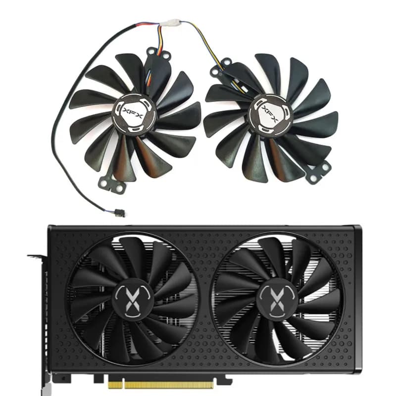 NUOVO 1 LOTTO FDC10U12S9-C FY09010M12LPA RX 6600 XT Ventola GPU Per XFX RX 6600 6600XT 8GB Speedster SWFT 210 Core ventola di raffreddamento della scheda Video