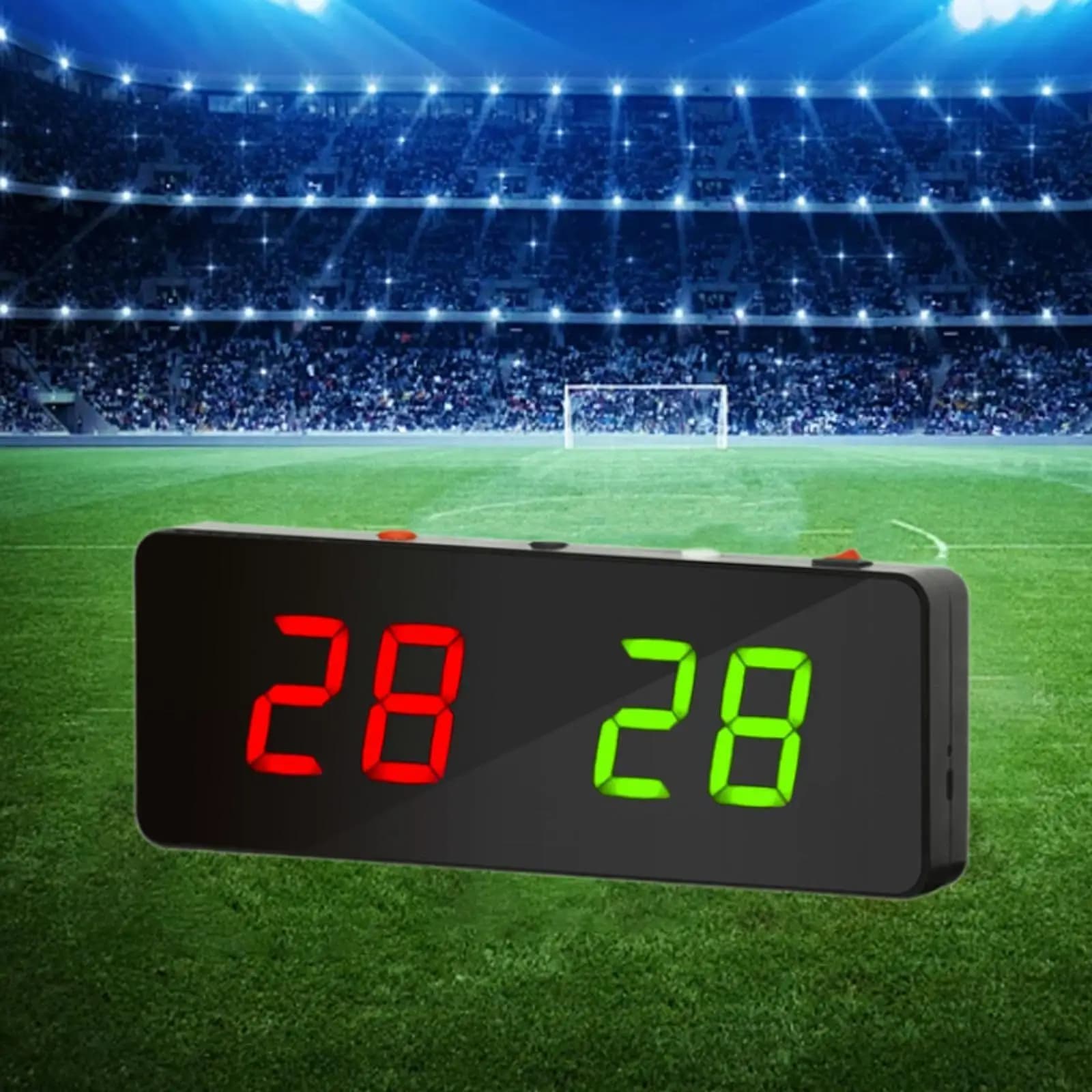 Electronic billiard scoreboard 26x9,5x3 cm professional for volleyball, multi-purpose, lightweight and rechargeable