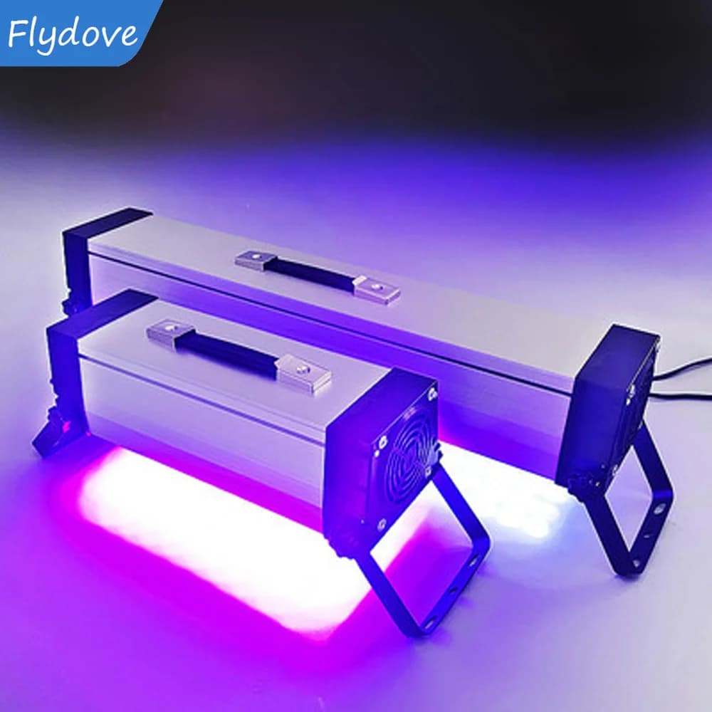 365nm 395nm 405nm Quick Dry UV Ultraviolet Curing Lamp 1600W 700W Glue Resin Green Oil Solder PCB board Coating LCD Screen Paint
