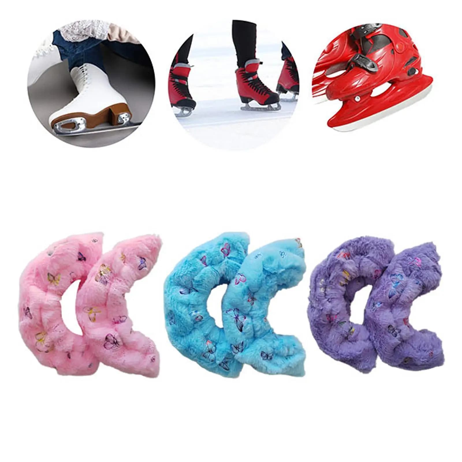 Coperture per pattini da ghiaccio, coperture per pattini per adulti e bambini, coperture per pattinaggio Protezioni per pattini invernali per hockey di pattinaggio artistico