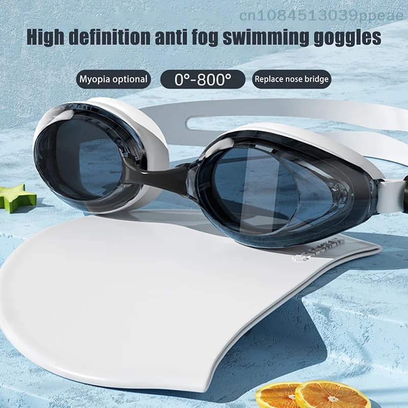 Advanced swimwear for adults: professional pool, waterproof UV protection, anti-fog, man, woman and youth