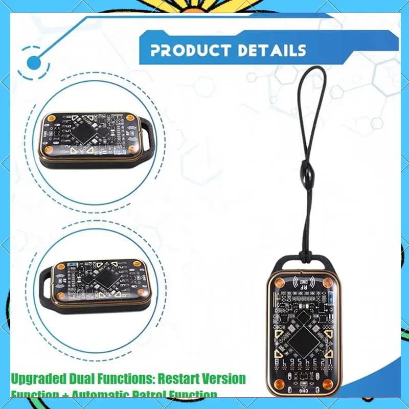 Emulatore di smart card Chameleon Ultra Smart Chip Reader RFID + 5XUID Portachiavi 125K 13,56M Decodifica scheda Duplicatore NFC-[A51I]