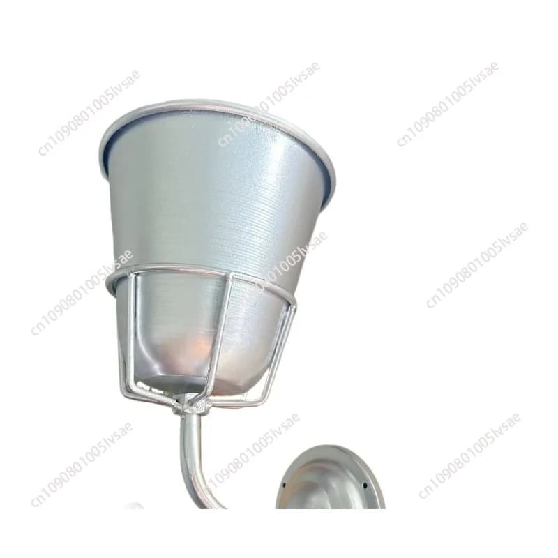 A26F-Wall Vase With Iron Wall Planter Featuring Versatile Hook-Indoor/Outdoor Plant Holder Suitable For Live Or Artificial Flowe