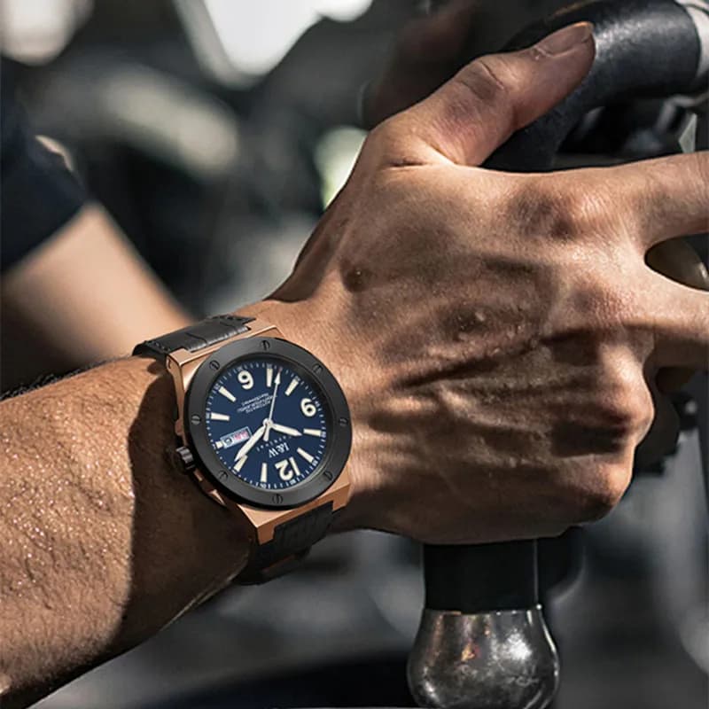Montre CARNIVAL Orologi meccanici da uomo Orologi da polso automatici da uomo di lusso di marca Uomo 50M Orologio sportivo impermeabile Reloj Hombre