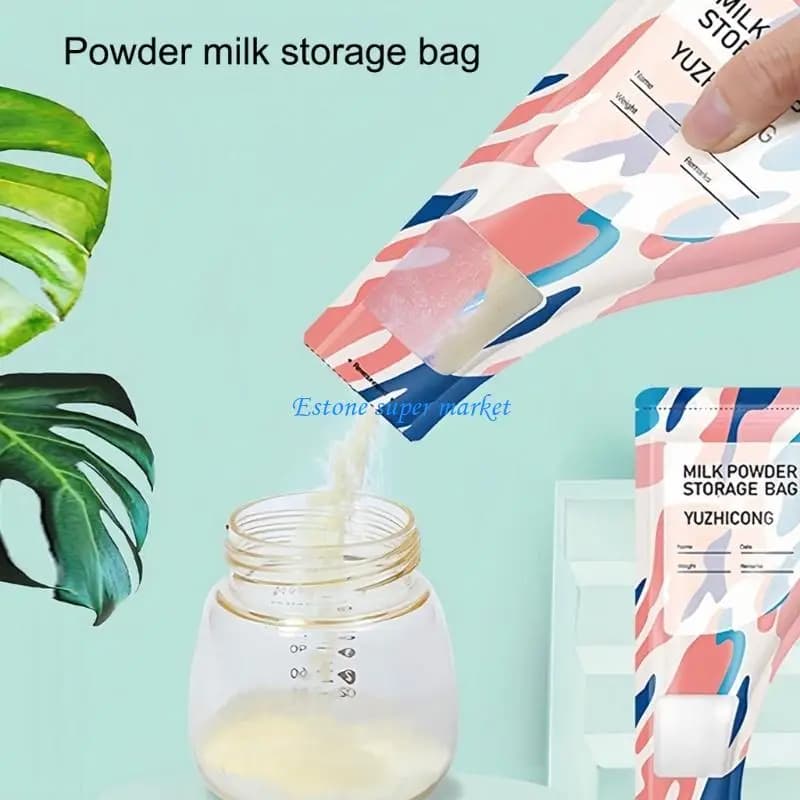090B Multi Purpose Disposable Storage Pouches Protein Milk Powder Travel 60pcs