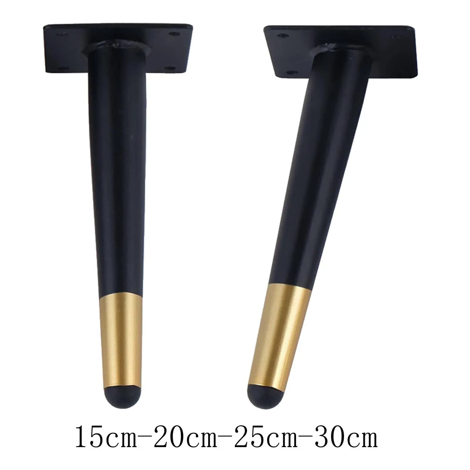 Gambe di supporto per mobili Gambe per tavoli per mobili in metallo Protezione per gambe affusolate per divani Cassetti per divani Comò Piedini hardware Accessori