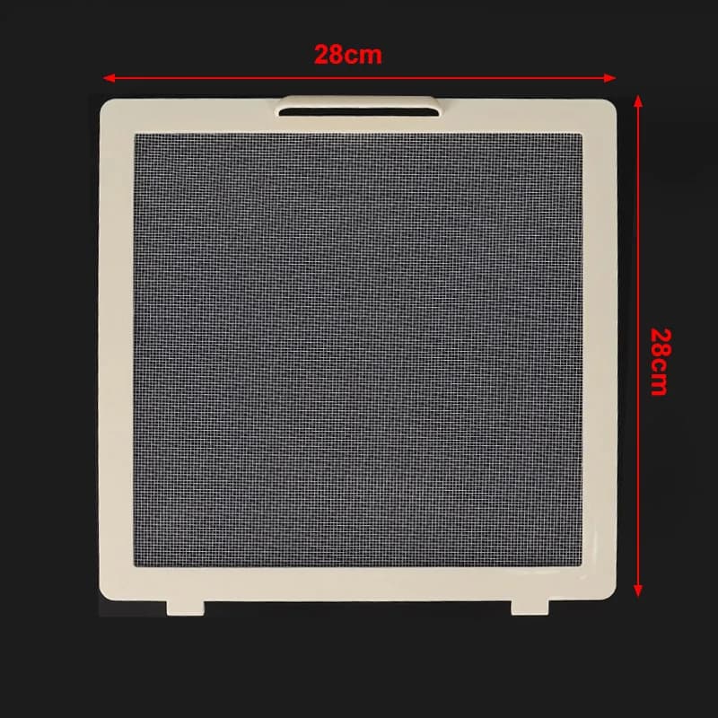 For MPK 280 x 280mm Hinged Roof Light Flynet Flyscreen White Caravan Motorhome RV Exterior Parts