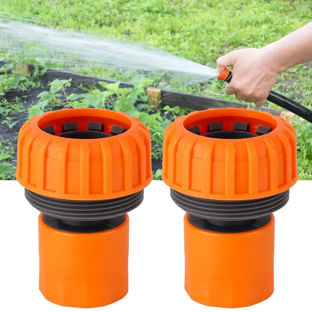 5 connettori per tubi da 1 pollice, impermeabili, in PP, con attacco rapido per tubo, facili da installare, accessorio per spruzzatore, per uso domestico e esterno.