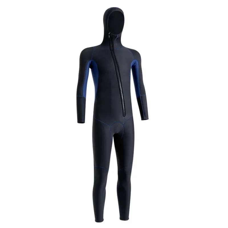 Muta Subacquea Flessibile da Uomo 3MM con Cappuccio, Calda per Inverno, per Nuoto, Surf e Snorkeling, Monopezzo, anche per Donna