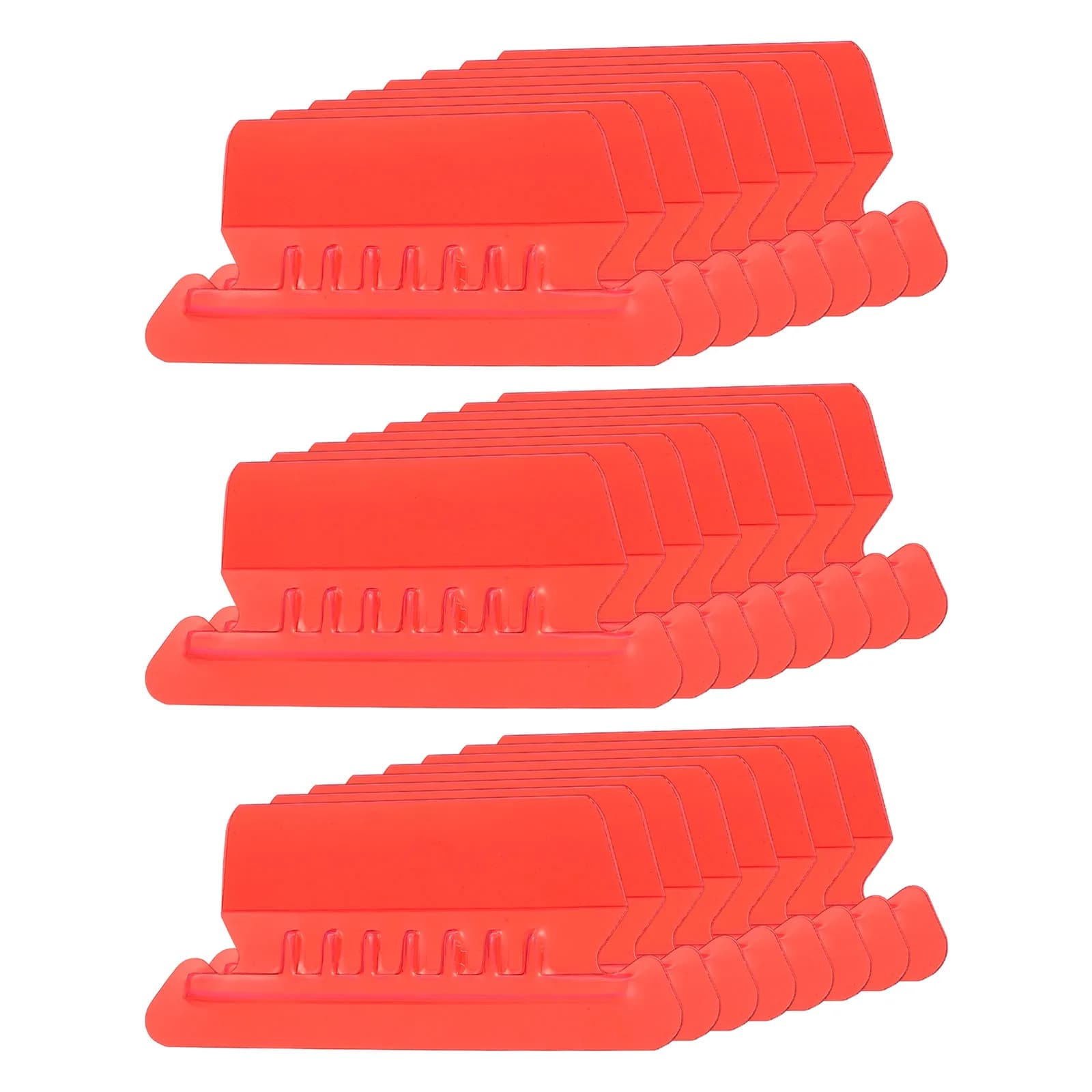 24/48 Pezzi Etichette Trasparenti in Plastica per Cartelle e Raccoglitori con Inserti per Classificazione Documenti