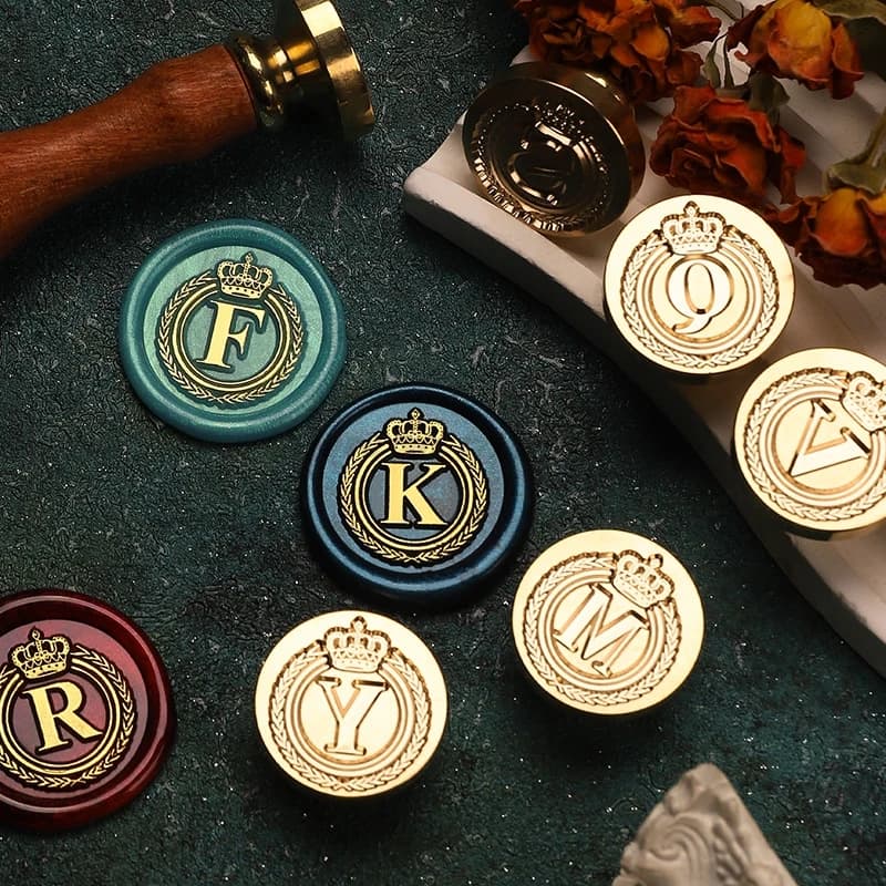 Sealing Wax For Stamp Head Crown Letter Retro Kit Nail Silicone Logo For Scrapbooking Surgut Print Set Wedding Craft Soaps