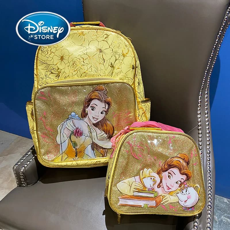 Disney Beauty And The Beast Bell zaino borsa inclinata per bambina zaino per bambini Shanghai zaino per principessa