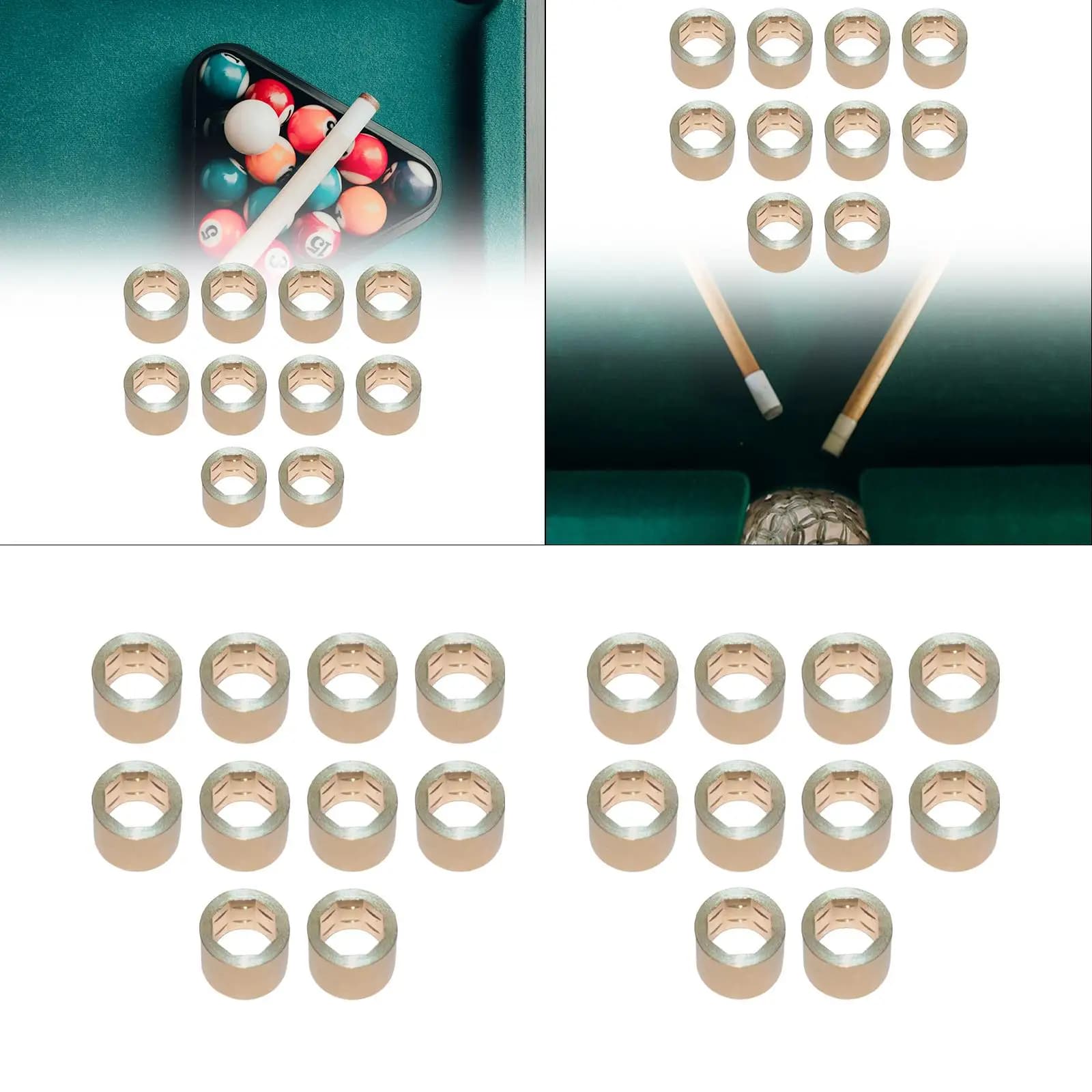 10x Puntali di Ricambio per Stecca da Biliardo, Punta Sostituibile Leggera per Riparazione Accessori Biliardo e Snooker