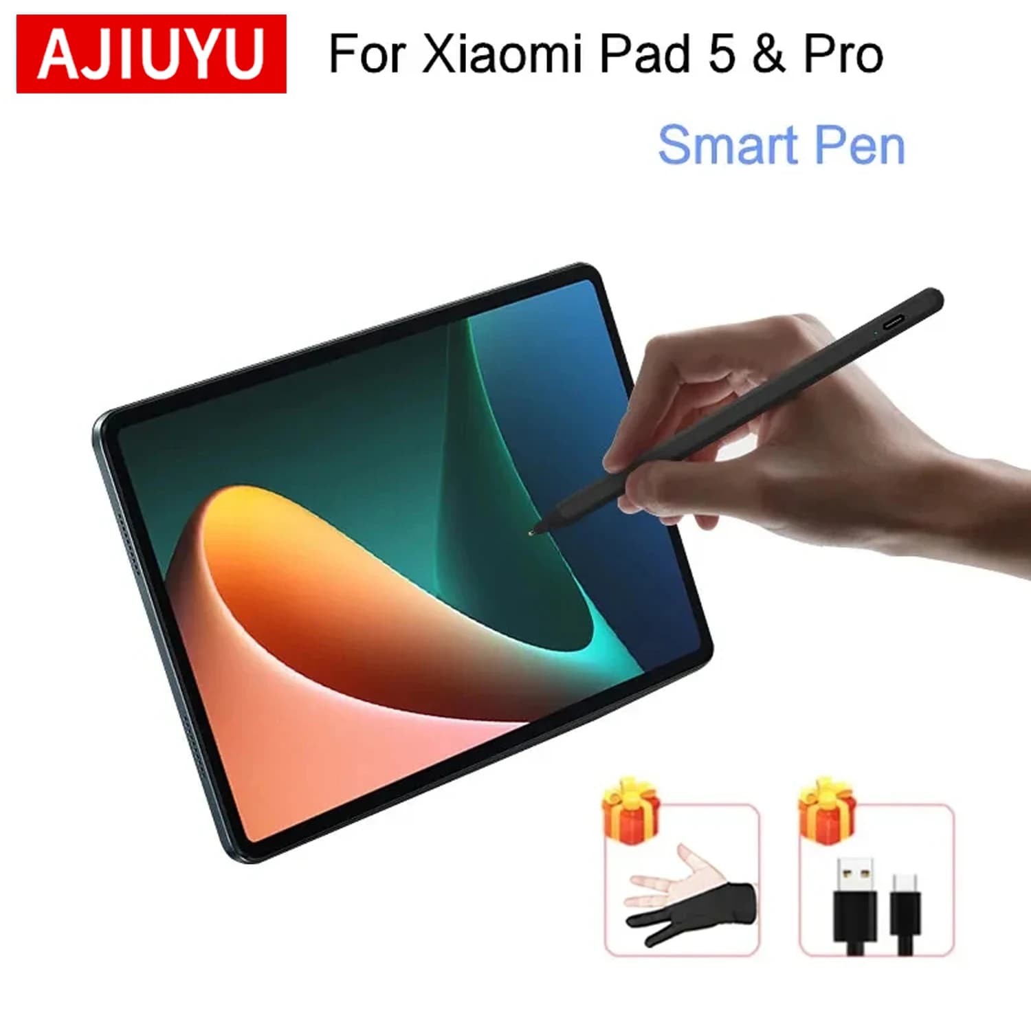 Stylus Pen For Xiaomi MiPad 5 Pro 11" 12.4" Mipad5 Mi Pad 5 6 Pad5 Pro Redmi Pad 2 Pro Tablet Screen Touch Pen Pencil Drawing
