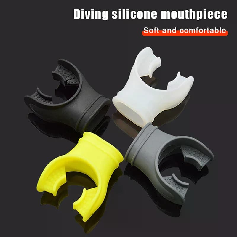 Specialista dello snorkeling: bocchino in silicone e set regolatore per immersioni per l'acquatica.