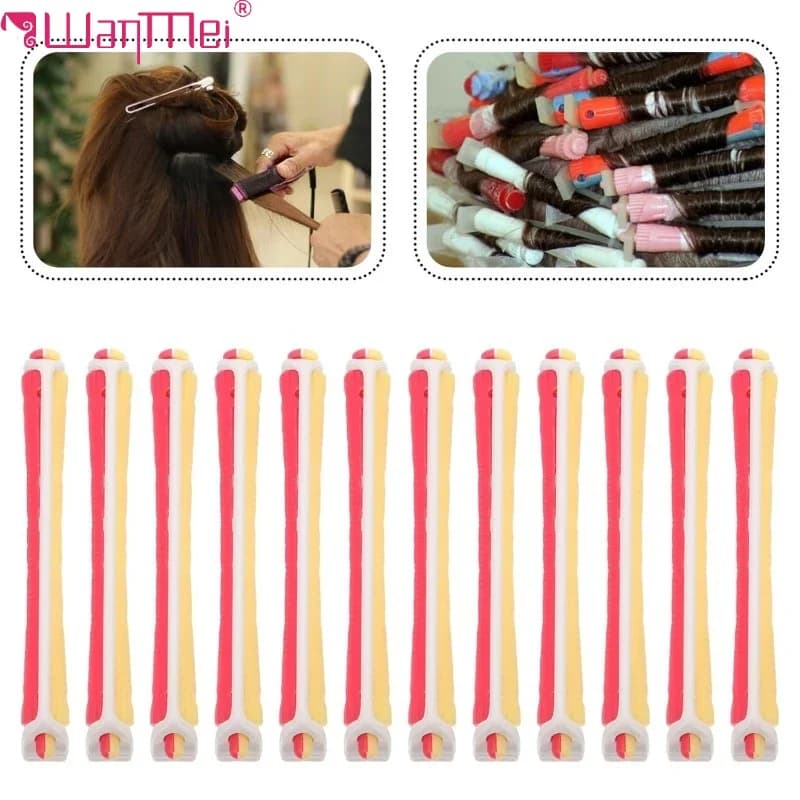 WANMEI Heatless Hair Curler No Heat Hair Rollers Soft Curling Rod Pull Core Lazy Curls Flexi Rods Wave Formers Hair Styling Tool