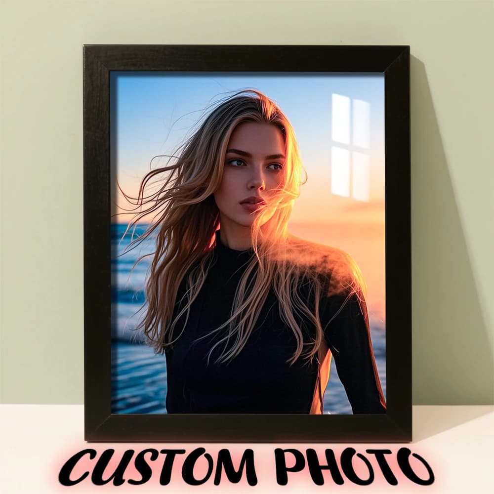 1pc custom Image photo frame,customized your Image picture frames for gift,Multiple size options,wall art,room decoration