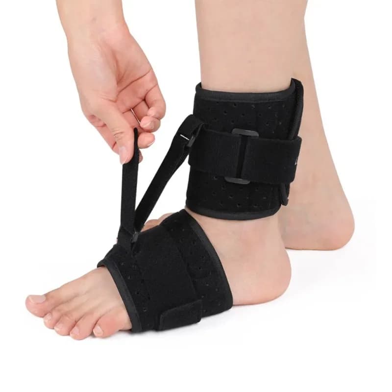Ortesi per caduta del piede Protezioni sottopiede per fascia plantare e supporto per caviglie per prevenire lesioni Dispositivo per cintura di fissaggio per paralisi
