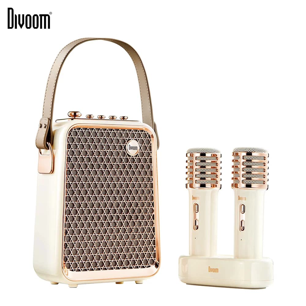 Divoom SongBird-HQ Portable Bluetooth Speaker KTV Sound Set Karaoke Speakers Microphone Karaoke Microphone