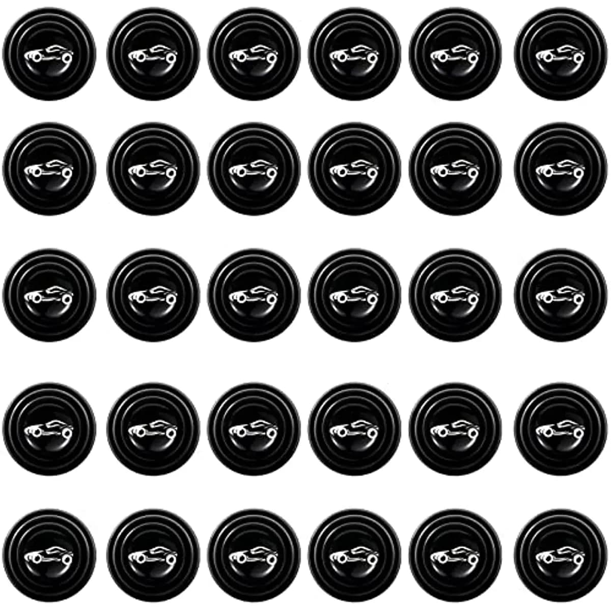 4 pezzi di ammortizzatori per porte adesivi per guarnizioni per porte in PVC protezione per bordi della porta paraurti per porte assorbimento degli urti accessori per auto
