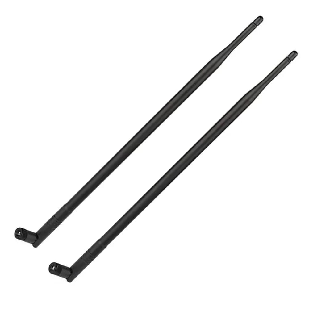 Black 9dBi RP-SMA Dual Band WiFi Antenna For 2.4GHz 5GHz Routers And USB PCI WiFi Adapters Stable Reliable Performance