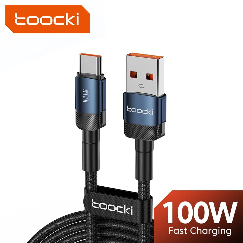 Toocki 6A USB Type C cable for Huawei Xiaomi PD 100W Fast charging charger USB Data Cable C Quick charging for Samsung Oneplus