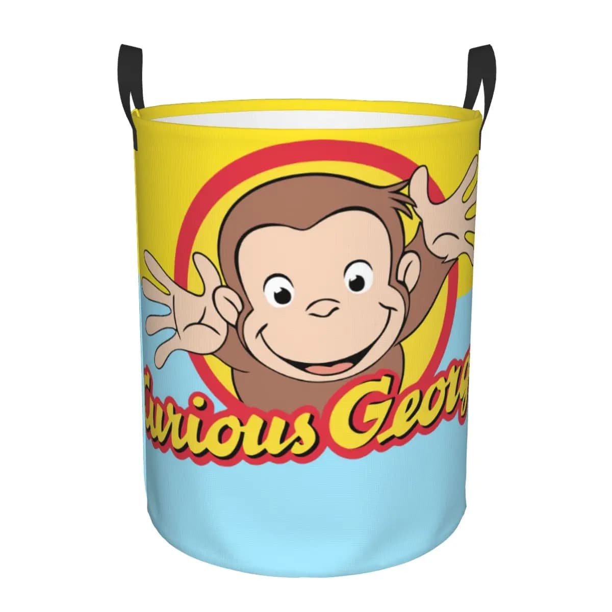 George Monkey strange basket holder large children's books organizer of toys for girls and boys