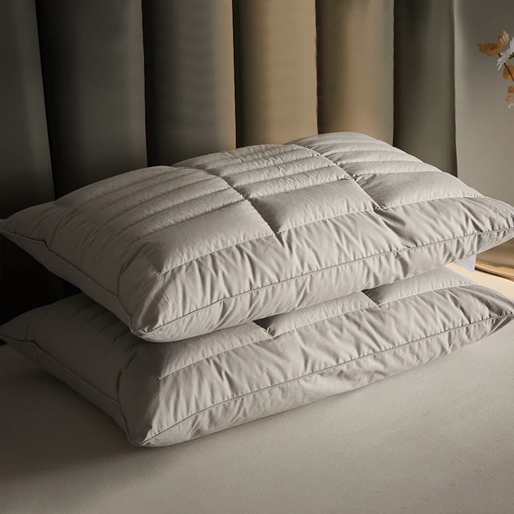 Traditional Buckwheat Standard Size Pillow Neck Support for Back and Side Sleepers or As A Meditation Cushion 48x74x12cm