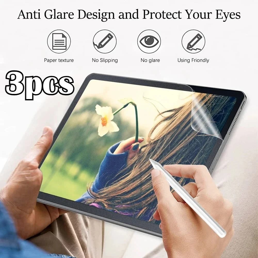 3Pcs Like Paper Feel Screen Protector for Lenovo Tab Pro GT 11.1 " M11 Xiaoxin Pad 11 Pad Pro 12.7 2023 2025 Film Cover No Glass