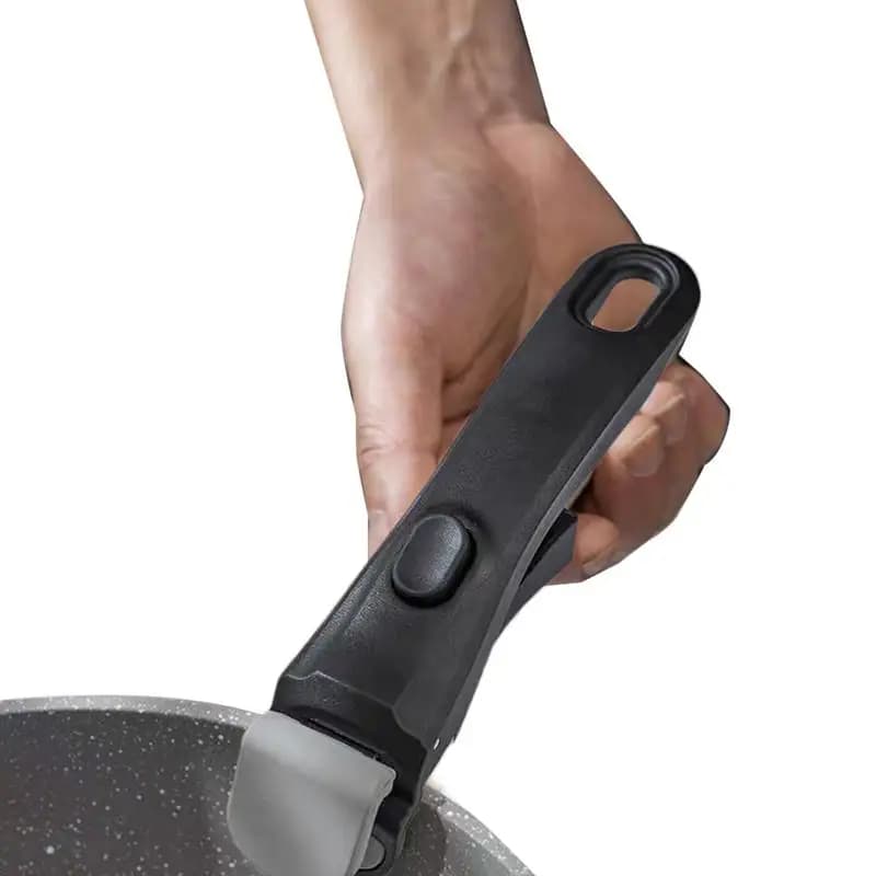 Pinza for pan anti-warm pan Replacement pot Brush for pan Detachable pan Handle for pan Anti-warm pan Clip for bowl Pinza