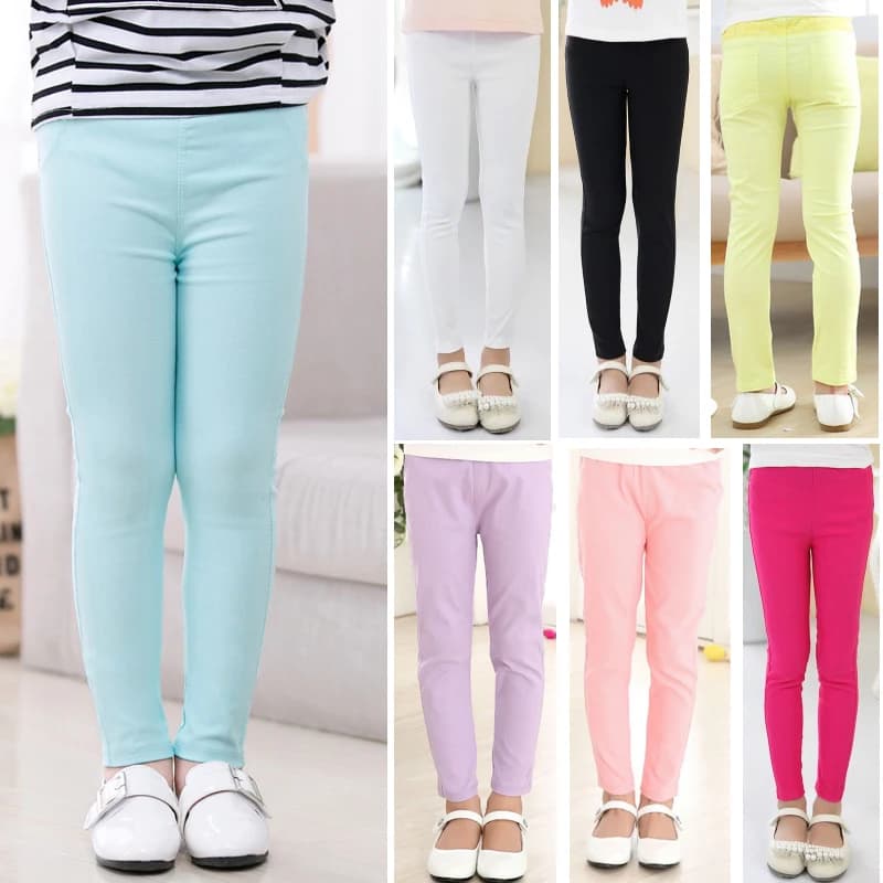 1 pz primavera estate ragazza pantaloni a matita elastico sottile legging per bambini slim fit leggings per bambini autunno bambini imitazione jeans pantaloni