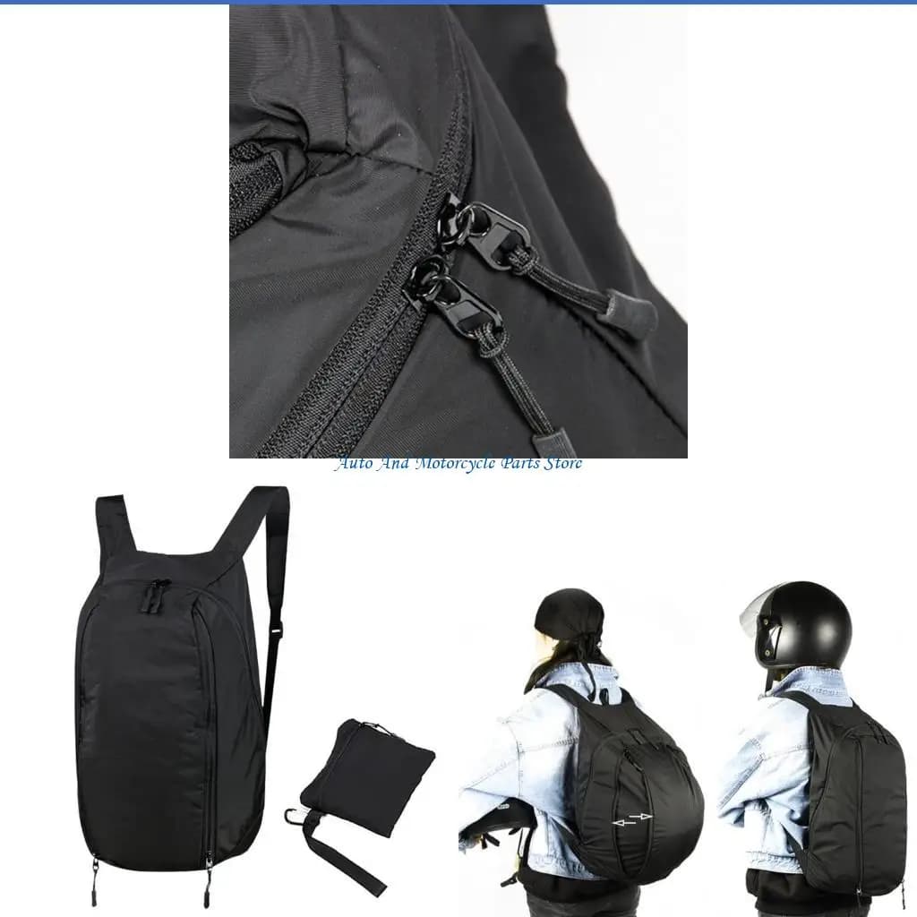 P9FD Borsa Porta Caschi Zaino Antipioggia Espandibile Borsa Porta Caschi Scooter Impermeabile