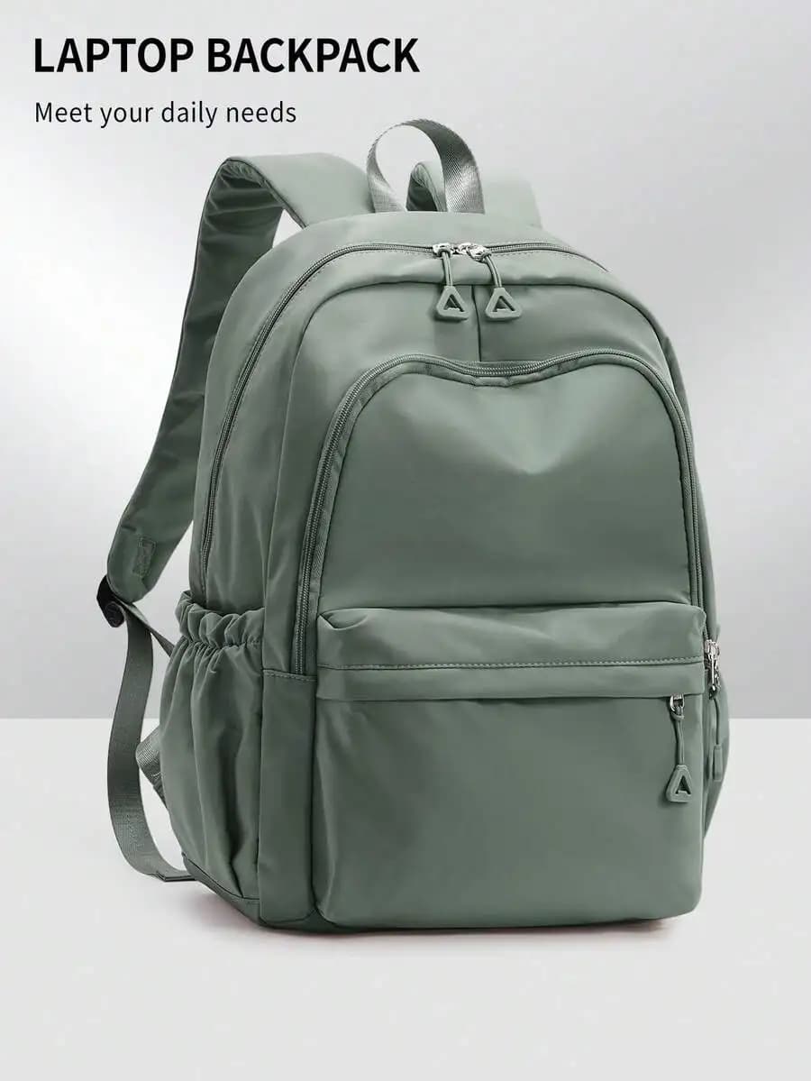 Large Capacity Women's Laptop Backpack, Classic Casual Daily Backpack, College Style Lightweight School Bag, Unisex, Anti-Theft