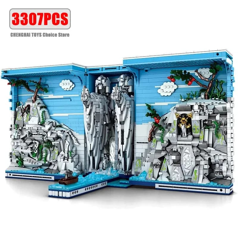Reobrix 66039 Regno Egitto Fermalibri Building Blocks Dio Statua di Pietra Famoso Paesaggio Modello Mattoni Bambini Giocattoli Educativi