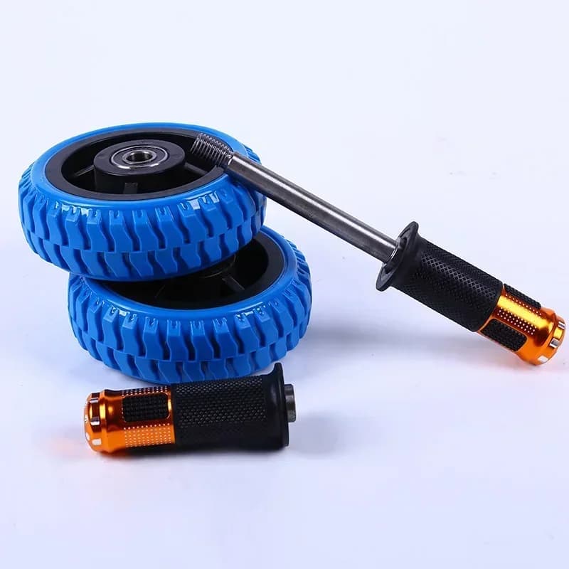 Solid Steel Abs Wheel Ab Roller Wheel Double Bearing Silent Power Roller Coaster Double Wheel Ab Non-slip