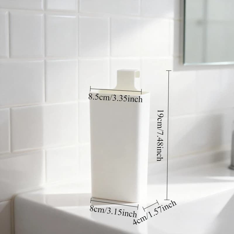 Toilet Solid Dispenser Tank Replacement Part | Plastic, Glam Style, Contemporary Style, No Electricity Needed, Convenient a ensembles d'accessoires de salle de bain
