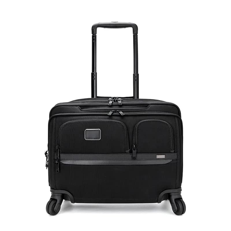 Valigie da viaggio da 18 pollici Bagagli con ruote Borsa per laptop d'imbarco aziendale Trolley in tessuto Oxford con ruote Bagaglio a mano
